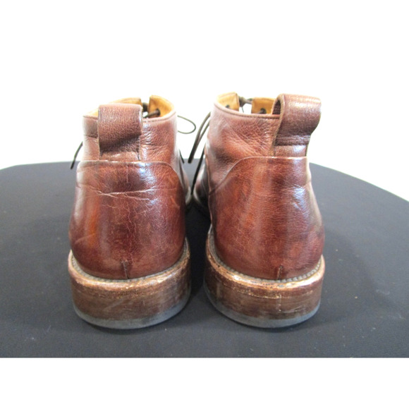 Untamed Street Italy Brown Leather Cap Toe Chukka Boots Men 7 US / 40 EU main image 4
